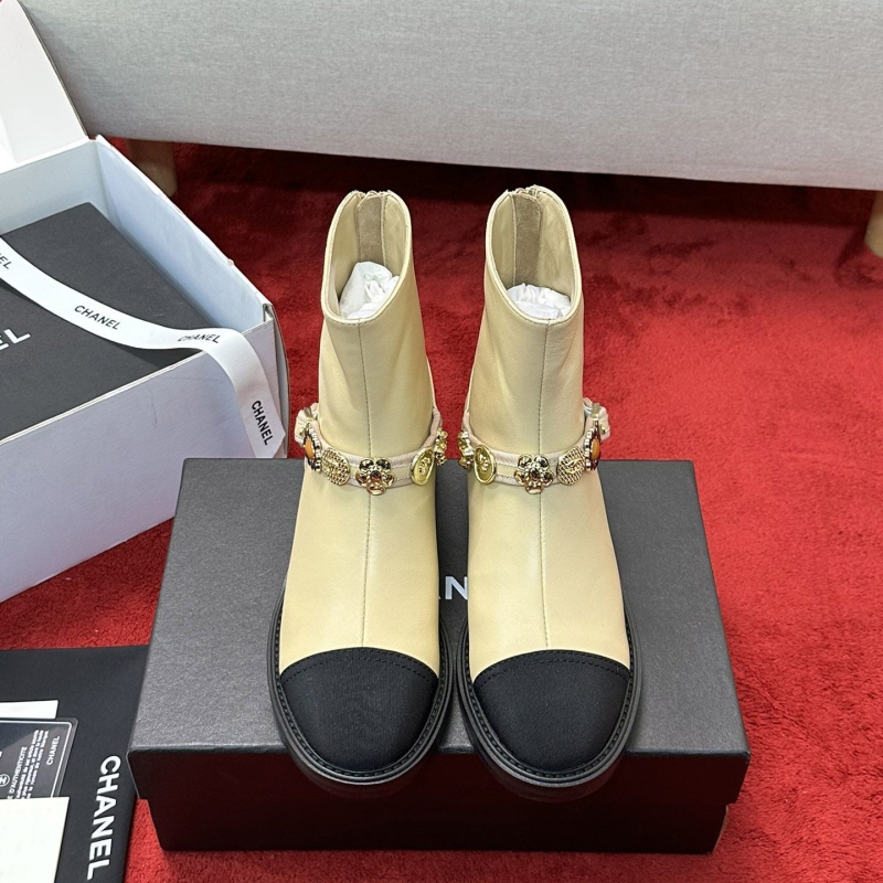 Ch*el leather shoes